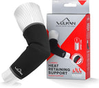 Vulkan Classic Elbow Support, Tennis Elbow Sleeve, Lightweight and Breathable, Provides Compression and Support for Tendonitis, Tennis Elbow, and Golfer's Elbow, Relieves Pain, Large