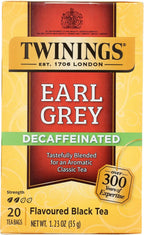 TWININGS TEA, TEA,DECAF,EARL GREY 20 BAG