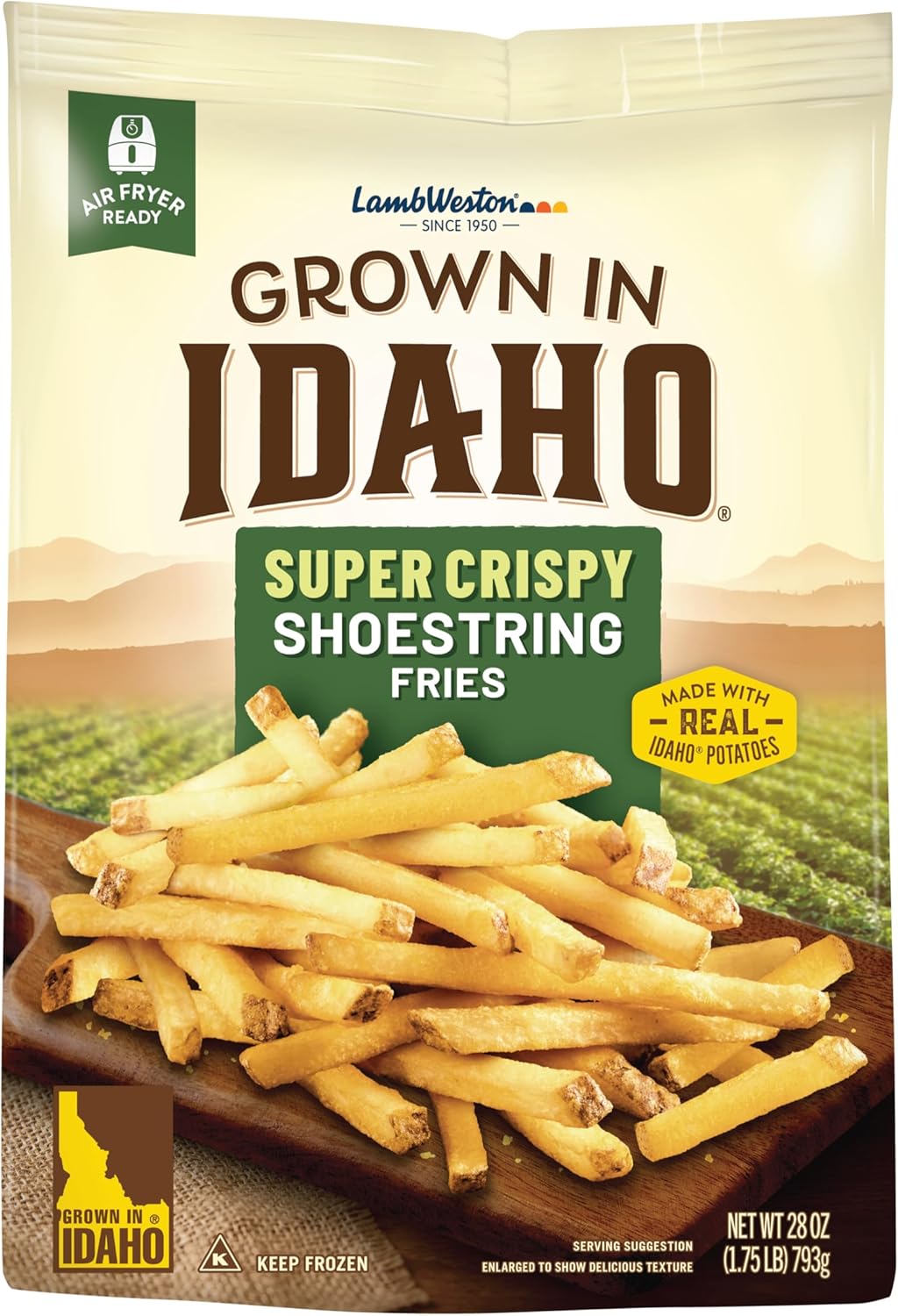 Grown in Idaho Super Crispy Shoestring Fries, 28 Oz