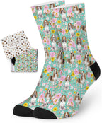 Dogs Socks for Women, Dog Lover Gifts for Women, Funny Novelty Soft Comfort Socks, Gift for Dog Mom