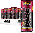 All Black Everything Performance Energy Drink | Zero Calories, Sugar Free | 200mg Caffeine | Beta Alanine & Citrulline | Pre-Workout Sport Drink for Men & Women | Cherry Millions | 12 Pack