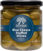 DIVINA Blue-Cheese-Stuffed Green Olives, 7.8 oz (1-Pack)