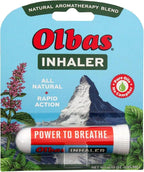 Olbas Inhaler Aromatherapy, Essential Oil Inhaler with Natural Oils, 1 Pack 285 mg, Pocket Sized Nasal Inhaler Stick for Clear Breathing and Sinus Relief