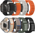 8 Pack Compatible with Apple Watch Ultra 3/2 Band 49mm 46mm 45mm 44mm 42mm Men Women,Breathable Trail Loop+Alpine Loop+Ocean +Nylon Sport Loop for iWatch Ultra 3/2/1 Series 11/10/9/8/7/6/5/4/3/SE3 2 1