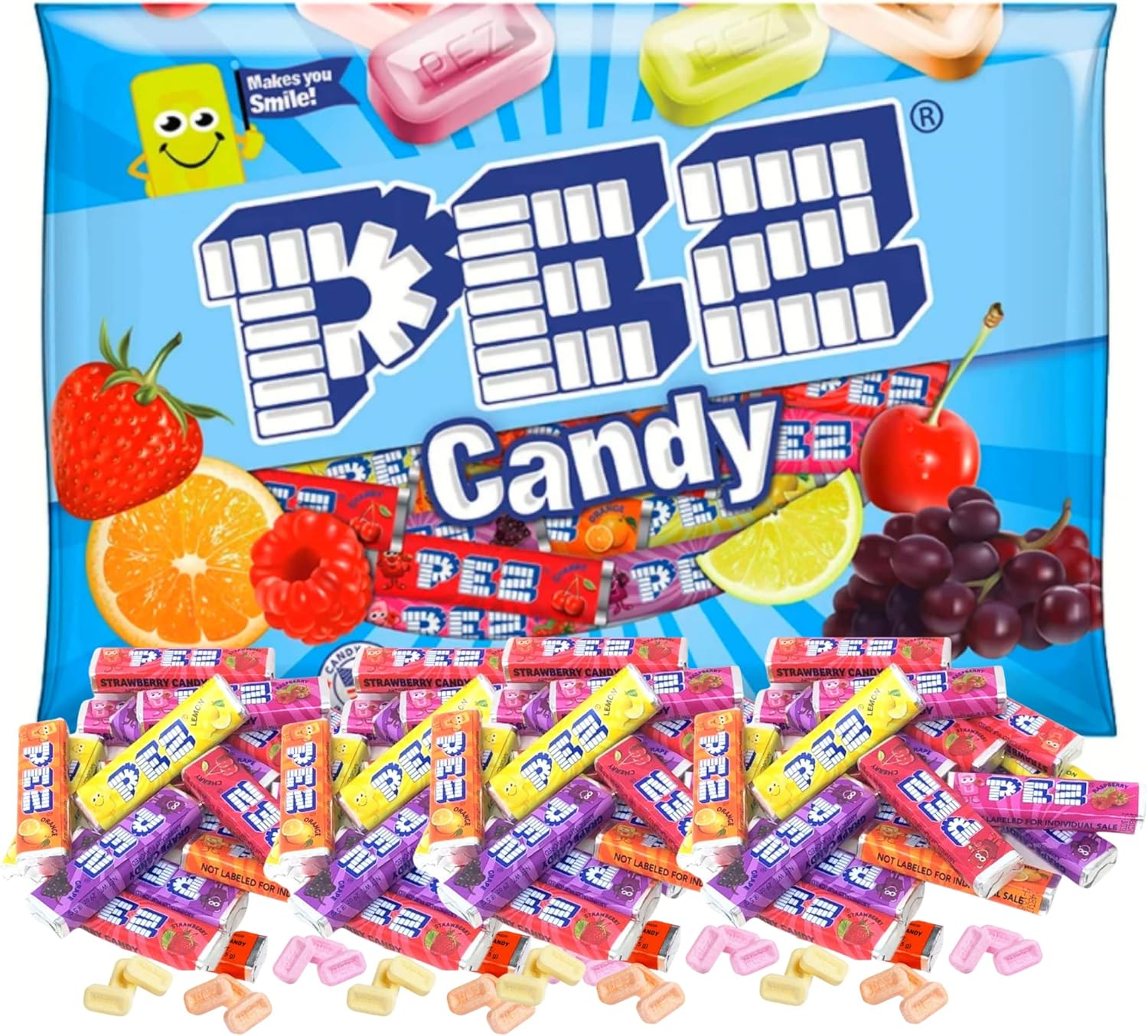 PEZ Candy Refill Rolls, 11 oz Variety Bag (approx 35 Full Rolls in each bag)
