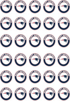 30 x Edible Cupcake Toppers – Northeast Football Heroes Themed Collection of Edible Cake Decorations | Uncut Edible on Wafer Sheet