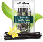 Strongus Madagascar Vanilla Beans - Vacuum Sealed Grade A Vanilla Pods - Rich, Creamy Flavor & Aroma -Great for for Baking, Homemade Extract, Paste, Brewing, Coffee, Cooking - 5-6", 12-Pack