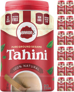 Baron's Kosher 100% Pure Ground Sesame Tahini 16-ounce Jars (1 Pound (Pack of 12))
