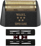 Wahl Professional 5 Star Finale Replacement Foil & Cutter Bar Assembly, Super Close, Gold Foil