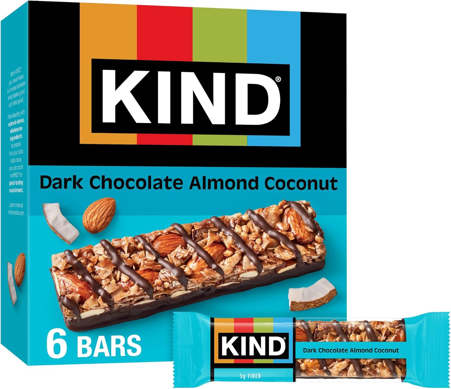 KIND Dark Chocolate Almond & Coconut, 1.4 Oz (Pack Of 6)