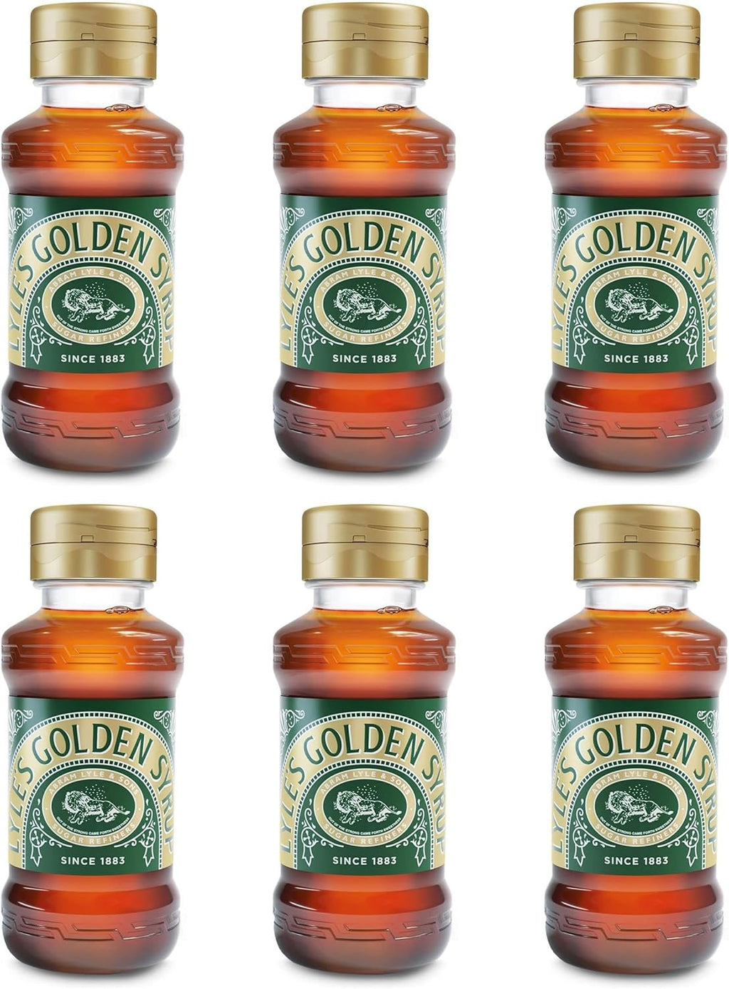Tate & Lyles Squeezy Golden Syrup (6-11oz Bottles)