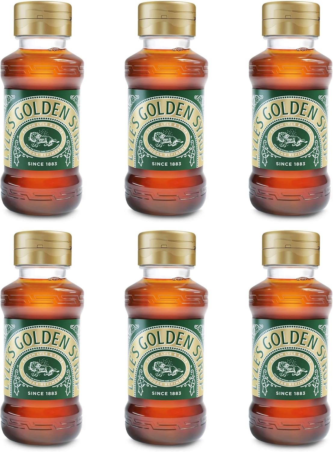 Tate & Lyles Squeezy Golden Syrup (6-11oz Bottles)