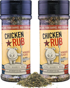 Pork Barrel BBQ Chicken Spice Rub | All-Purpose Seasoning and Spice Rub |Grilling Essentials, Perfect for Grilling, Smoking, or Cooking Wings, Chicken, Beef, Pork, Seafood, and More | Gluten-Free, No MSG, Zero Calorie, 3 oz - Pack of 2