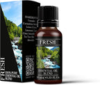 Mystix London | Fresh Pure & Natural Essential Oil Blend 10ml - for Diffusers, Aromatherapy & Massage Blends | Perfect as a Gift | Vegan, GMO Free