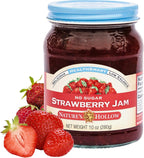 Nature's Hollow Strawberry Jam: Sugar Free Jam and Preserves, Low Cal, Non GMO, Keto Jam, Vegan, Gluten Free, and Diabetic Friendly - Sugar Free Jelly - 10oz