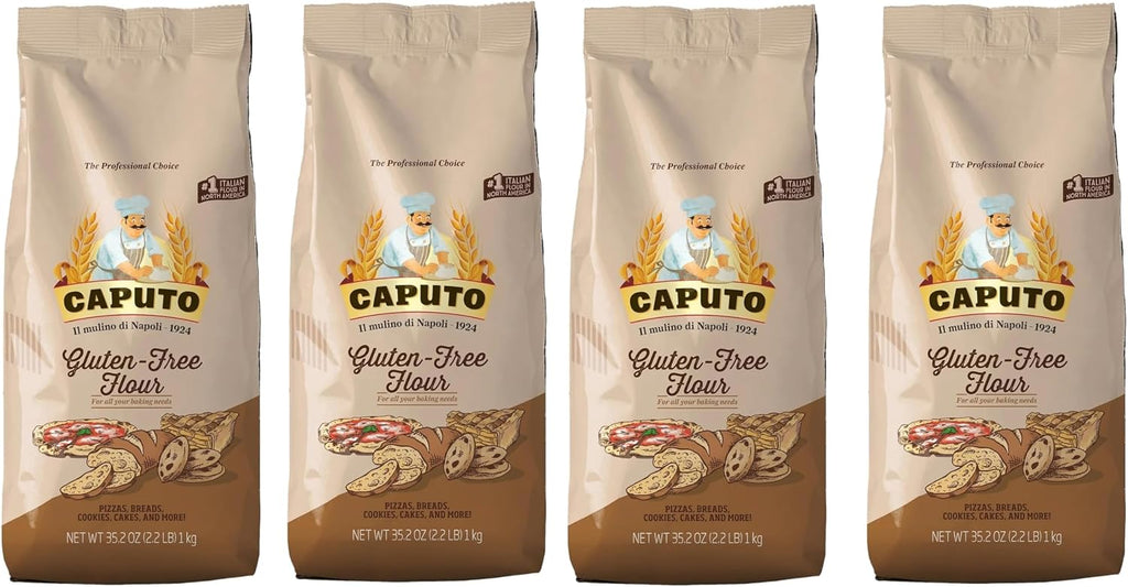 Antico Molino Napoli Antimo Caputo Pizza Flour, Gluten Free, 2.2 Pound (Pack of 4)