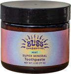 Bliss Energetics Fluoride Free Remineralizing Herbal Toothpaste - Hydroxyapatite, Coconut Oil, Castor Oil, Shilajit and Turmeric - 2oz Mint Essential Oil - Non-Abrasive