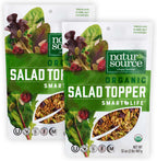 naturSource Organic Salad Topper - Salad Toppings, Salad Mix, Salad Toppers Seeds and Cranberries, Crunchy, Mixed Seeds for Salad, Oatmeal or Yogurt, Gluten Free, Organic - 32 Oz (2 Lb) (Pack of 2)
