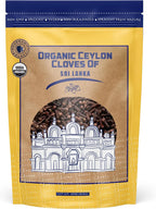 Gourmanity Select Organic Whole Cloves, Hand Picked in Sri Lanka for a Distinct Ceylon Aroma and Taste, Non GMO, Non Irradiated, Bulk 1lb Bag