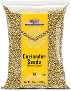 Rani Coriander (Dhania) Seeds Whole, Indian Spice 14oz (400g) ~ All Natural | Gluten Friendly | NON-GMO | Vegan | Indian Origin