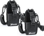 Zeadio Versatile Two-Way Radio Case, Universal Durable Holster Pouch Case Holder for Two-Way Radio Walkie Talkies (ZNC-D, Pack of 2)