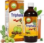 BASIC AYURVEDA Triphala Juice | 16.23 Fl Oz (480ml) | Herbal Blend of Amla, Haritaki & Bibhitaki | Natural Source of Vitamin C | Supports Digestion, Detox & Gut Health | No Added Sugar