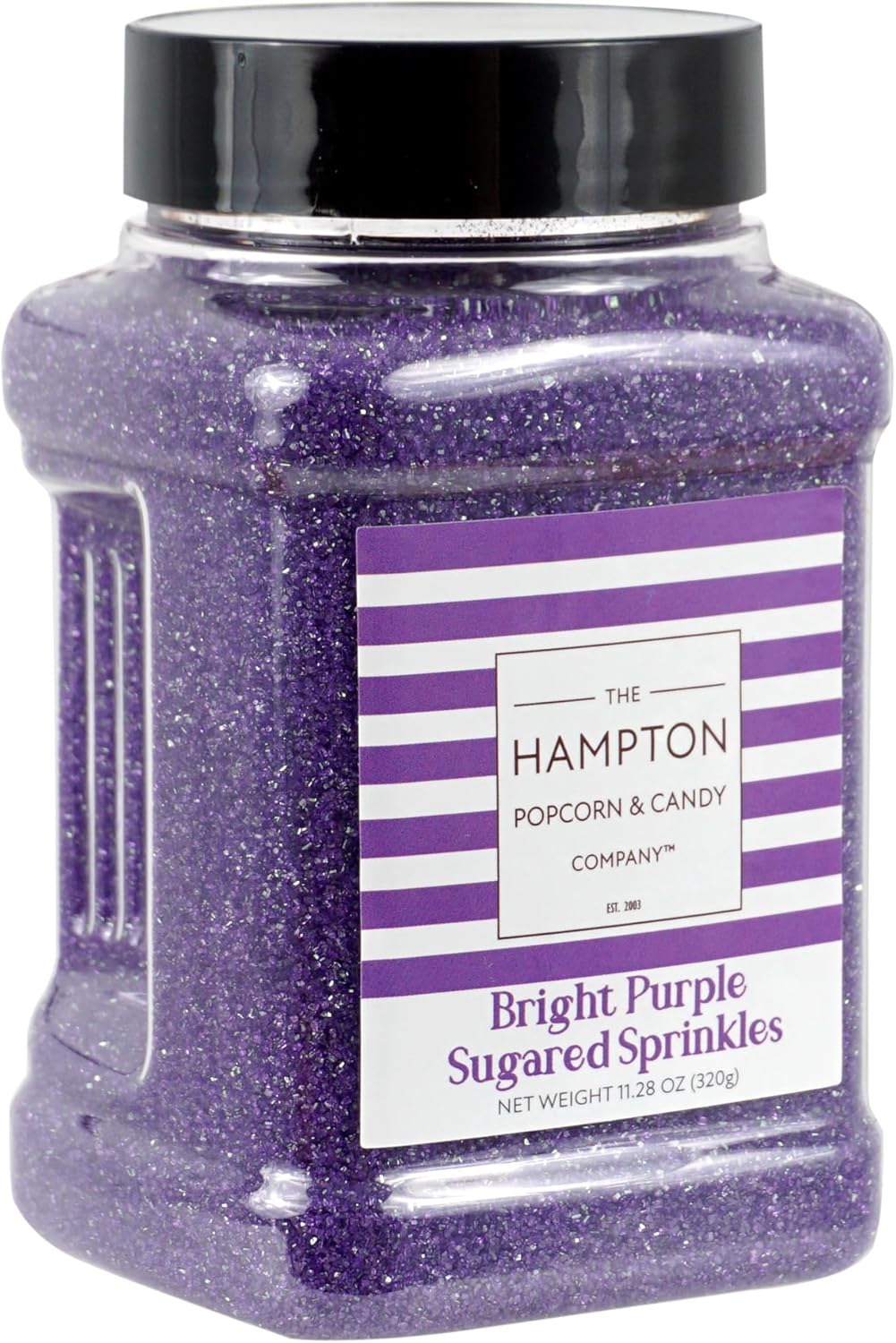 Sanding Sugar Bright Purple Sprinkles 11.28 oz, Purple Sugar Sprinkles, Sanding Sugar For Cookie Decorating, Sanding Sugar For Baking, The Hampton Candy Company