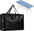 Qivine Upgrade Massage Tables Bag, 28-37 Inch Portable Spa Bed Lightweight Bag, Physical Therapy Table Carry Case with Durable Zipper Tear-Resistant Oxford for Folding Table