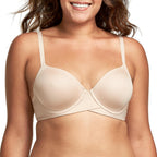 Maidenform Women's Demi Underwire Bra, One Fab Fit Lightly Padded Bras for Women, Convertible Straps (Plus