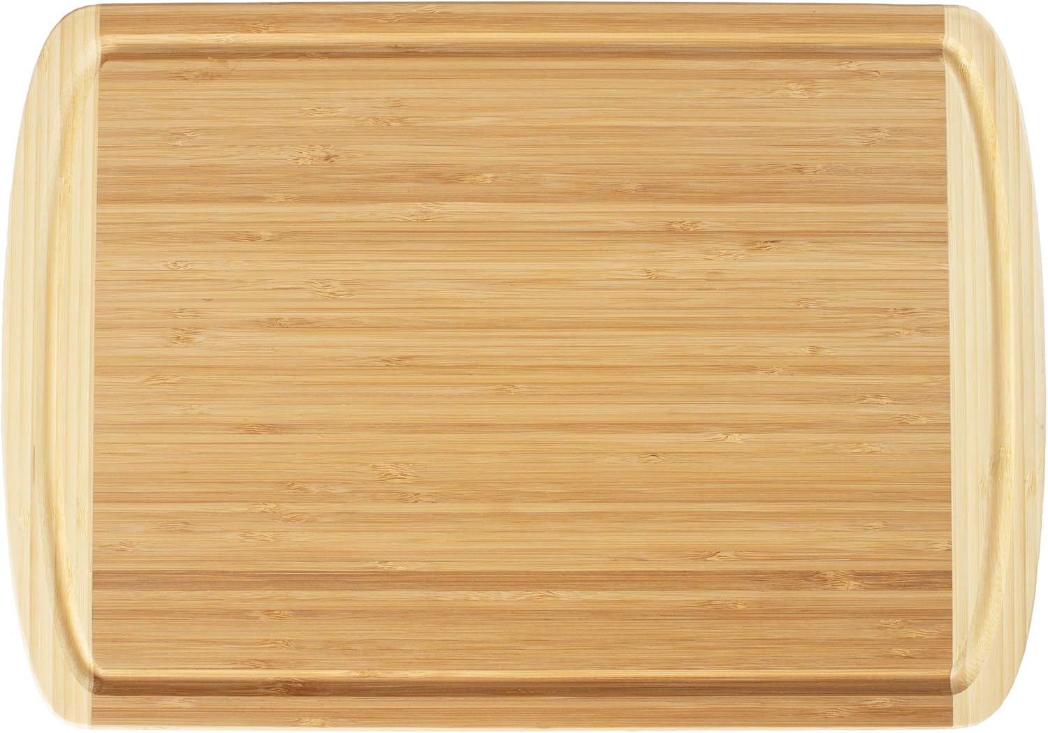 Totally Bamboo Kona Groove Bamboo Carving & Cutting Board, 18" x 12-1/2"