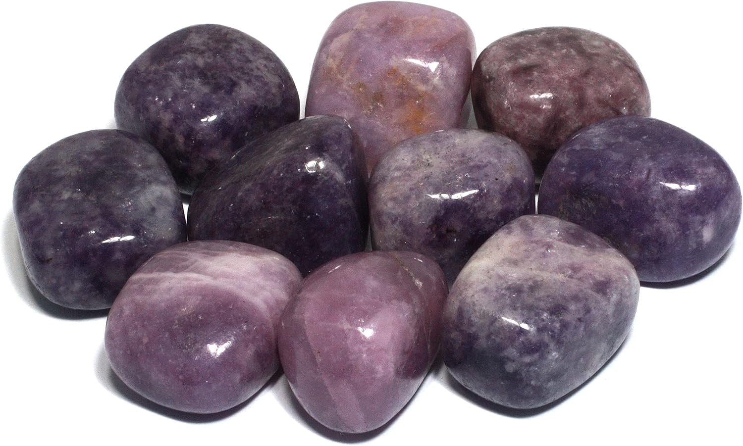 CrystalAge Lepidolite Tumble Stone (20-25mm) - Single Stone