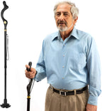 Walking Cane for Men and Women - Special Balancing Stick With 10 Adjustable Heights - Self Standing, Folding, Portable, Collapsible, and Comfortable