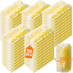 50 Count 360° Heavy Duty Duster Refills Compatible with Swiffer, Larger Size-Extra Thick Electrostatic Disposable dusters Refill for Electronics, Furniture, Blinds, Ceiling Fans, Unscented