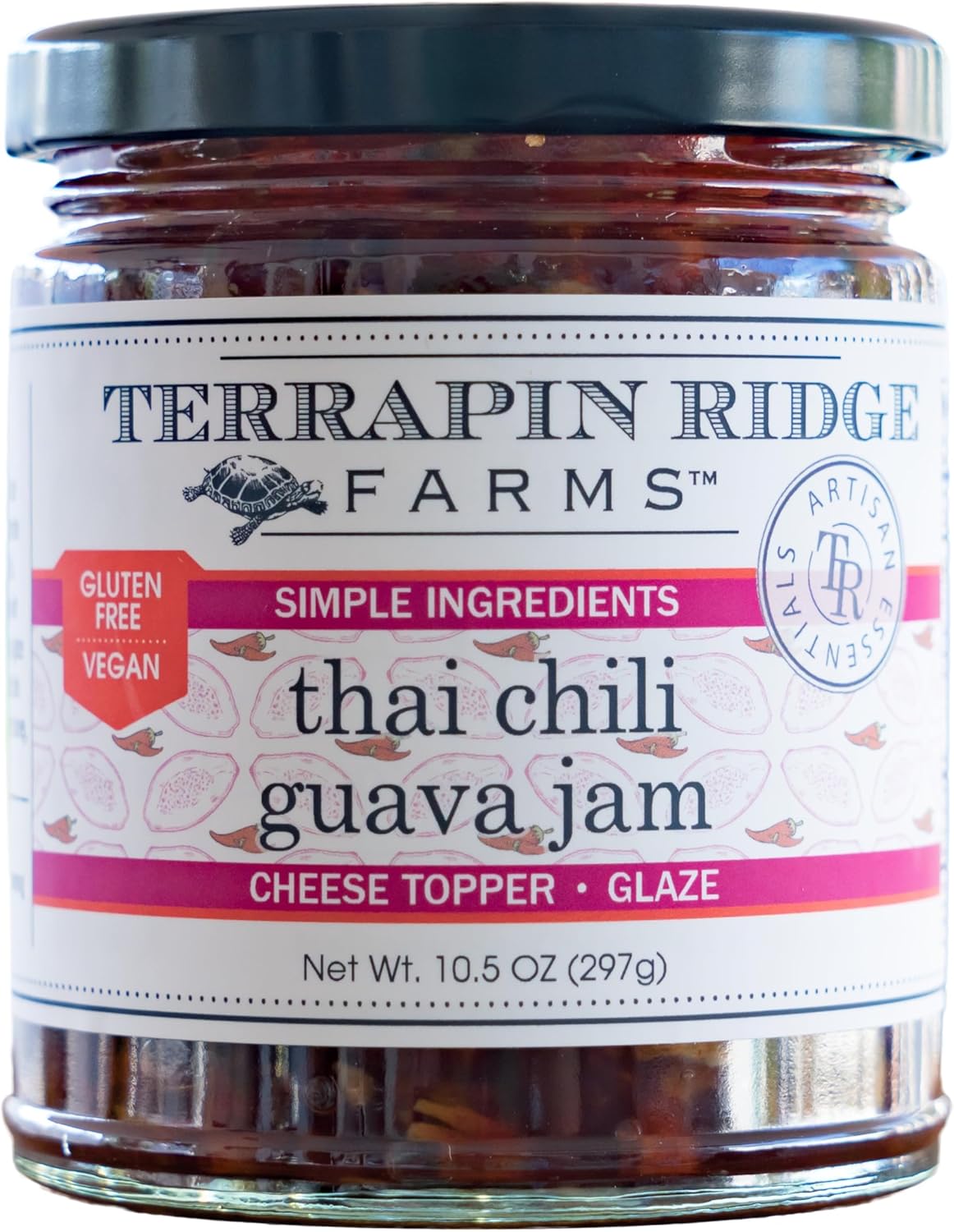 Terrapin Ridge Farms Thai Chili Guava Jam – One 10.5 Ounce Jar