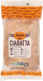 IZZIO ARTISAN BAKERY Take & Bake Ciabatta, 14 Ounce (Frozen)