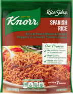 Knorr Rice Sides 12 Count Spanish Rice For a Tasty Rice Side Dish No Artificial Flavors or Preservatives 5.6 oz