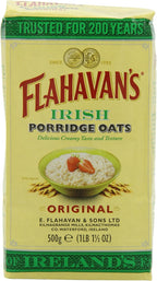 FLAHAVAN'S Irish Porridge Oats, 17.5-Ounce Bags (Pack of 6)