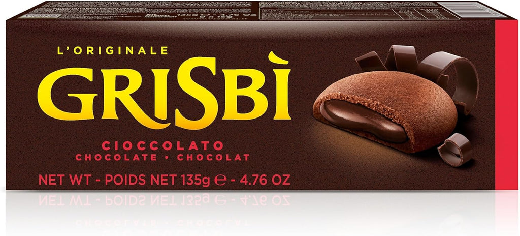 Matilde Vicenzi Grisbi Double Chocolate Cream Cookies, 4.8 oz (135 g)