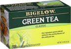 Bigelow Tea Classic Green Tea, Caffeinated Tea, 20 Count Box (Pack of 6), 120 Total Tea Bags