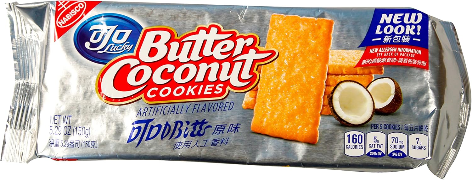 Kraft, Butter Coconut Cookies, 6.7 oz
