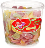 Red Band Zungen Super Sauer Dose - Fruit Gums - Sour-Sweet Wine Gum Experience - Dutch Quality