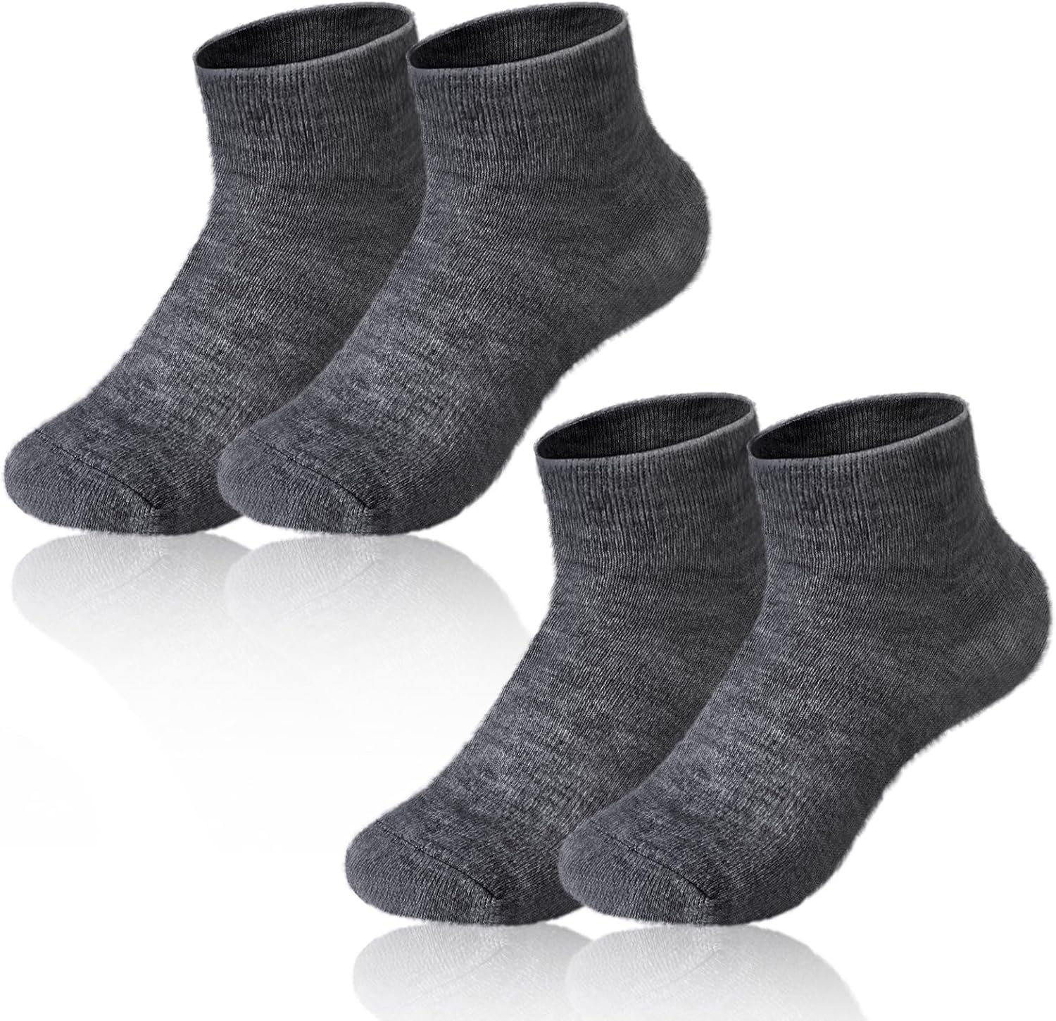 Cutecrop 2 Pairs Alpaca Wool Ankle Socks for Men Women Alpaca Wool Blend Thermal Winter Running Moisture Wicking Hiking