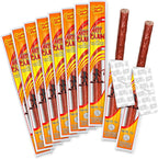 Country Meats, Meat Sticks, 0 Trans Fat, USDA Certified, Good Source of Protein, Carb Conscious Snack (10 Meat Sticks, Hot Cajun)
