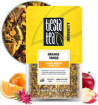 Tiesta Tea - Orange Tango, Loose Leaf, Orange Hibiscus Herbal Tea, Premium Non-Caffeinated Fruit Blend, Makes Hot or Iced & Up to 25 Cups, 2oz Resealable Pouch