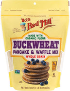 Bob's Red Mill Buckwheat Pancake & Waffle Mix, 24oz (Pack of 1) - High Fiber, Kosher