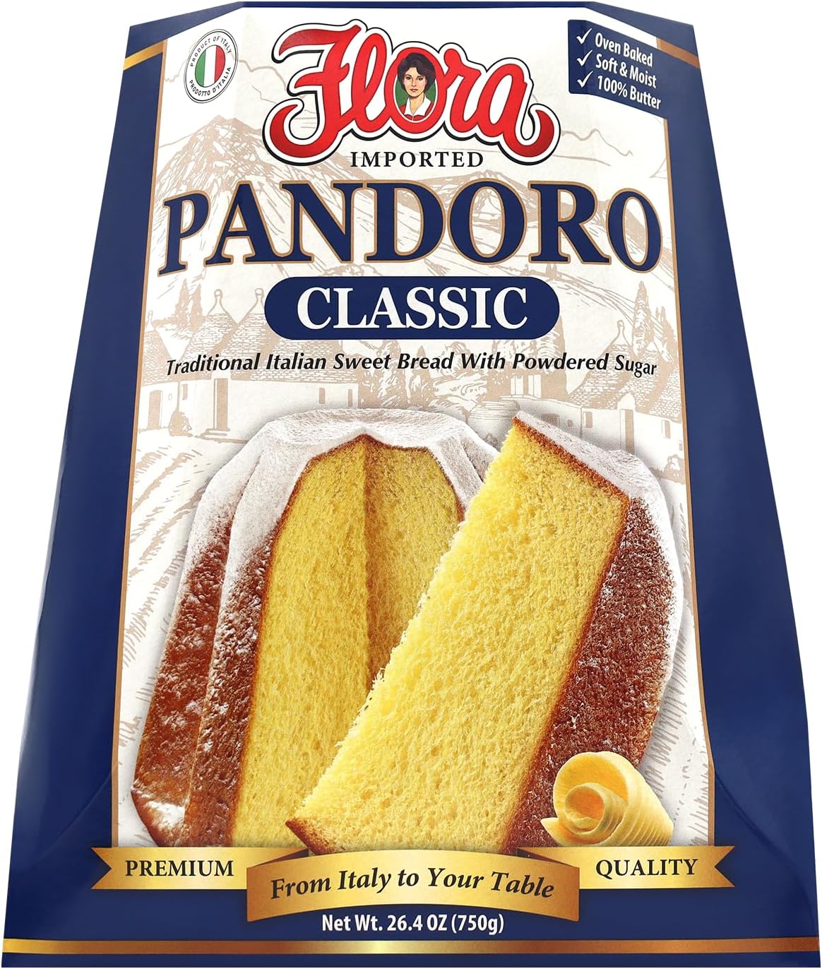 Pandoro (Panettone) by Flora Foods