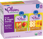 Stage 2 Variety Pack - Pear + Mango & Banana + Pumpkin, 4oz Pouch (Pack of 8)
