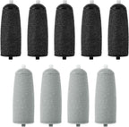 9pcs Pedicure Replacement Rolls Heads, 5 Coarse Sand Grinding & 4 Regular Sand Grinding Foot File Roller Wand Heads Callus Remover Durable Pedicure Tool Refills for Toenail Polish