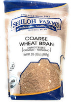 Shiloh Farms - Organic Unprocessed Coarse Wheat Bran - 32 Ounce