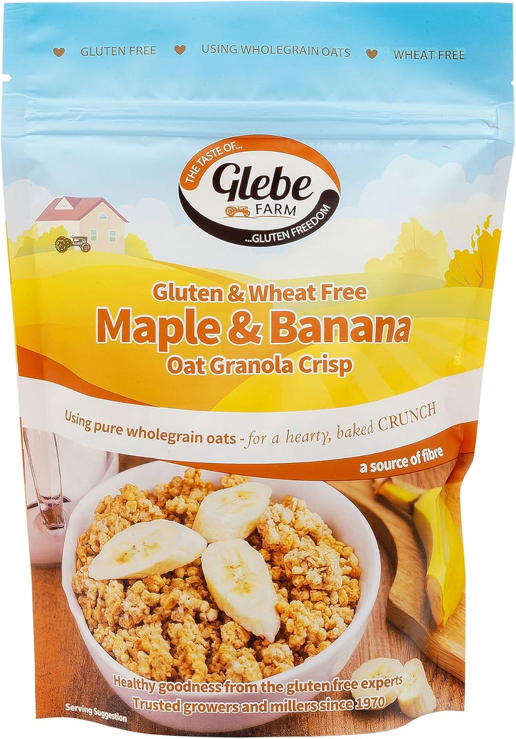 Glebe Farm Gluten Free Banana & Maple Granola 325g
